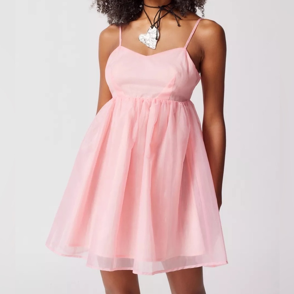 NWT Glamorous Layered Mini Dress - Picture 3 of 5